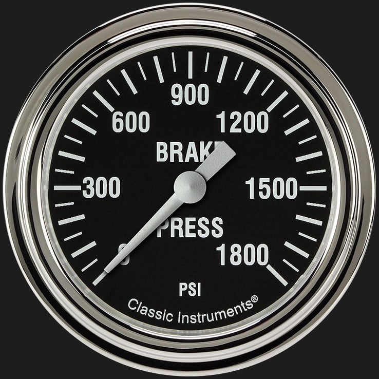 Classic Instruments HR367SLF Hot Rod 2 5/8" Brake Pressure Gauge