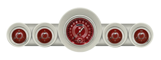 Classic Instruments CH59V8RS65 V8 Red Steelie 1959-1960 Full-size Chevy