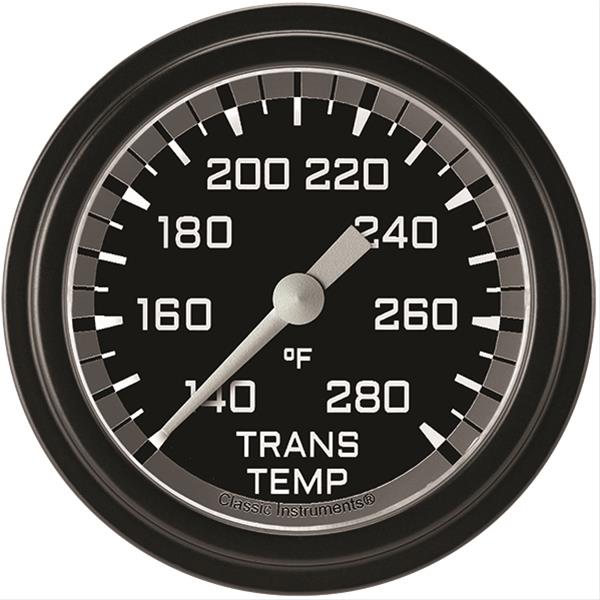 Classic Instruments AX327GBLF Autocross Gray 2 5/8" Transmission Temperature G