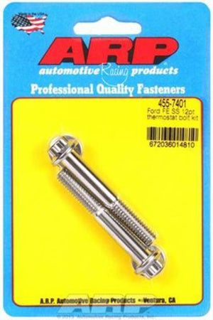 ARP 455-7401 Ford Fe SS 12PT Thermostat Bolt Kit