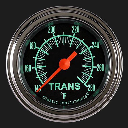 Classic Instruments GS127SLF G-Stock - Transmission Temp Gauge Full Sweep 2-1/8"