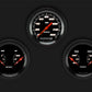 Classic Instruments VS04BBLF Velocity Black - 3 Gauge Set 3-3/8" Speedo & 2x Dual