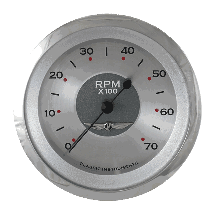 Classic Instruments AW70SRC All American 3-3/8" Tachometer 7K RPM