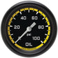 Classic Instruments AX381YBPF Autocross Yellow 2 5/8" Oil Pressure Gauge