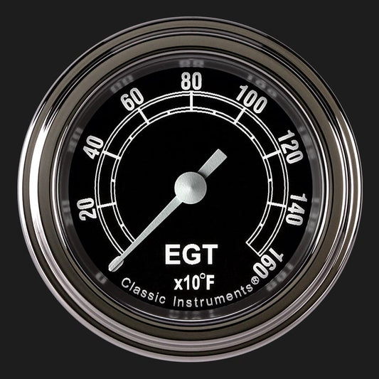 Classic Instruments TR198SLF Traditional 2 1/8" Exhaust Gas Temp. Gauge
