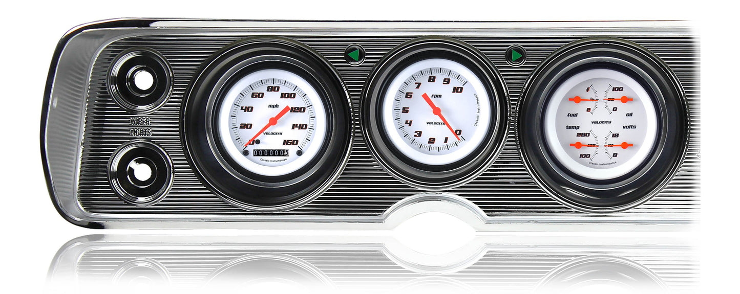 Classic Instruments CV64VSW-LS Velocity White 1964-65 Chevelle Package LS Sending Unit
