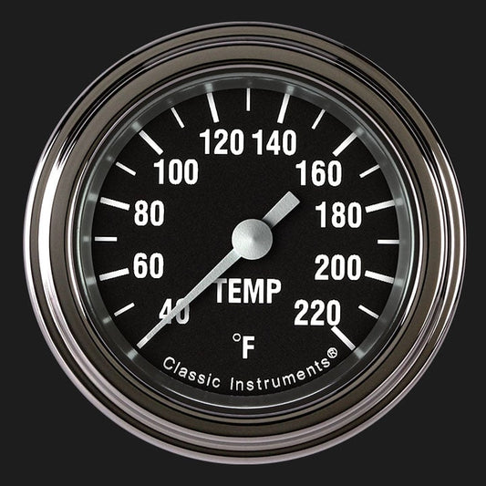Classic Instruments HR129SLF Hot Rod 2 1/8" Stock Eliminator Temp. Gauge