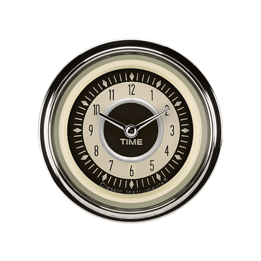 Classic Instruments NT90SHC Nostalgia VT - Clock Gauge 2-1/8"