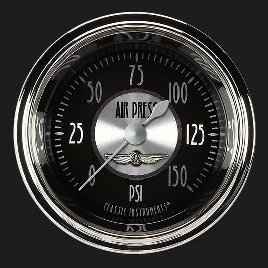 Classic Instruments AT118SHC American Tradition - Air Pressure Gauge Full Sweep 2-1/8"