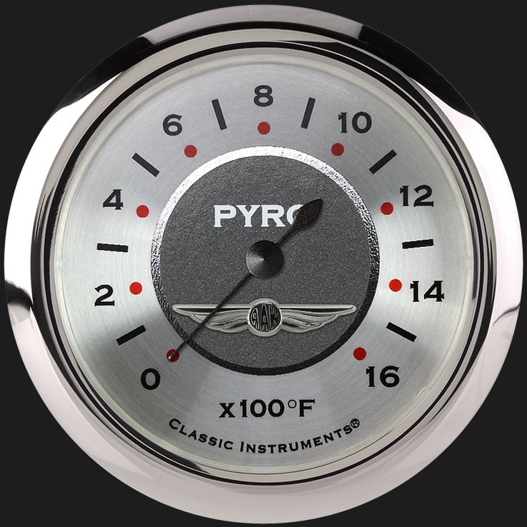 Classic Instruments AW398SRC All American 2 5/8" Exhaust Gas Temp. Gauge