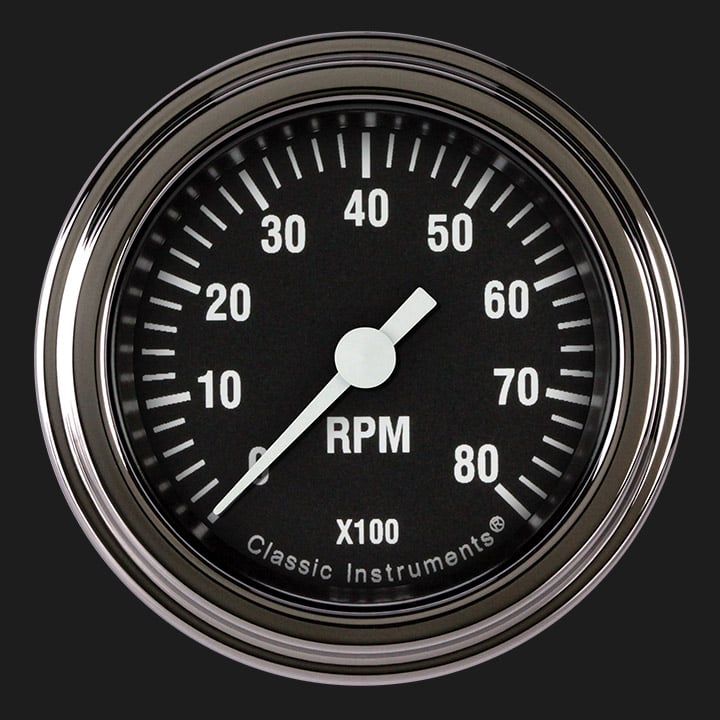 Classic Instruments HR183SLF Hot Rod 2-1/8" Tachometer