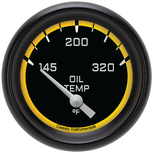 Classic Instruments AX228YBPF Autocross Yellow w/ Black Performance Bezel 2 5