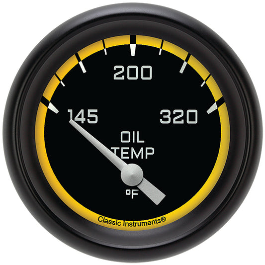 Classic Instruments AX228YBPF Autocross Yellow w/ Black Performance Bezel 2 5