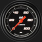 Classic Instruments VS381BBLF Velocity Black 2 5/8" Oil Pressure Gauge