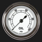 Classic Instruments CW181SLF Classic White 2-1/8" Full Sweep Oil Pressure 100p