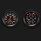 Classic Instruments VS32BBLF Velocity Black w/ Black Bezel 3-3/8" Ultimate & Q