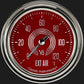 Classic Instruments V8RS399SLC V8 Red Steelie 2 5/8" Outside Air Temp Gauge