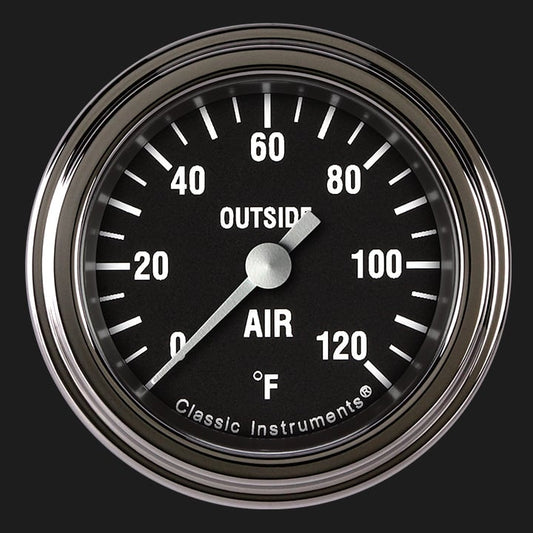 Classic Instruments HR199SLF Hot Rod 2 1/8" Outside Air Temp. Gauge
