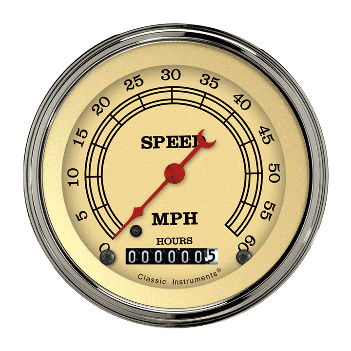 Classic Instruments LSVT Low Speed Speedo, Vintage