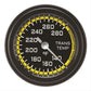 Classic Instruments AX127YBLF Autocross Yellow - Transmission Temp Gauge Full Sweep 2-1/8"