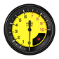 Classic Instruments AX10YBLF Autocross Yellow - Tachometer 10K RPM 3-3/8"