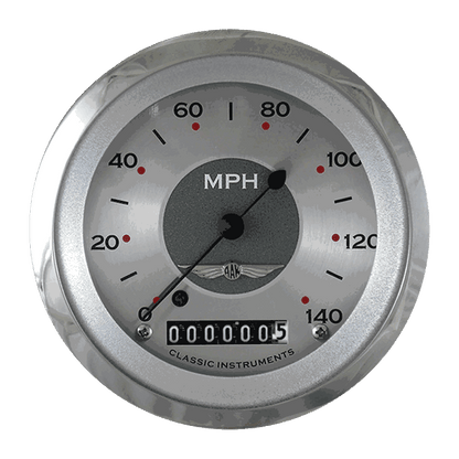 Classic Instruments AW55SRC All American 3-3/8" Speedometer 140 MPH