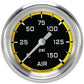 Classic Instruments AX318YAPF Autocross Yellow 2 5/8" Air Pressure Gauge