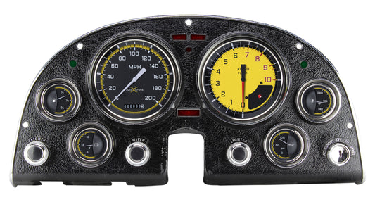 Classic Instruments CO63AXY AutoCross Yellow 1963-67 Corvette Package