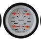 Classic Instruments VS03WBLF Velocity White - 3 Gauge Set 3-3/8" Speedo, Tach & Dual
