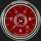 Classic Instruments V8RS381SLC V8 Red Steelie 2 5/8" Oil Pressure Gauge