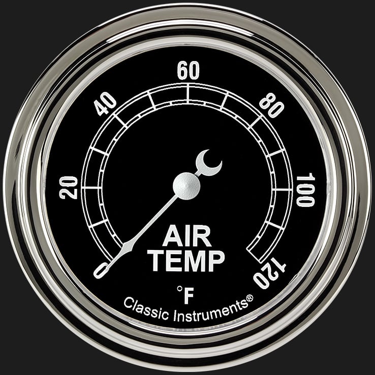 Classic Instruments TR399SLF Traditional 2 5/8" Outside Air Temp Gauge