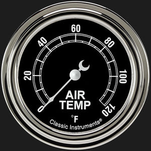 Classic Instruments TR399SLF Traditional 2 5/8" Outside Air Temp Gauge