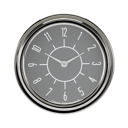 Classic Instruments SX92GSLF 6-Pack Matching Gray 2 5/8" Clock