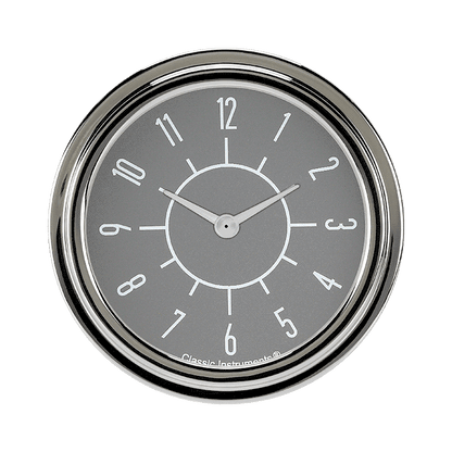 Classic Instruments SX92GSLF 6-Pack Matching Gray 2 5/8" Clock