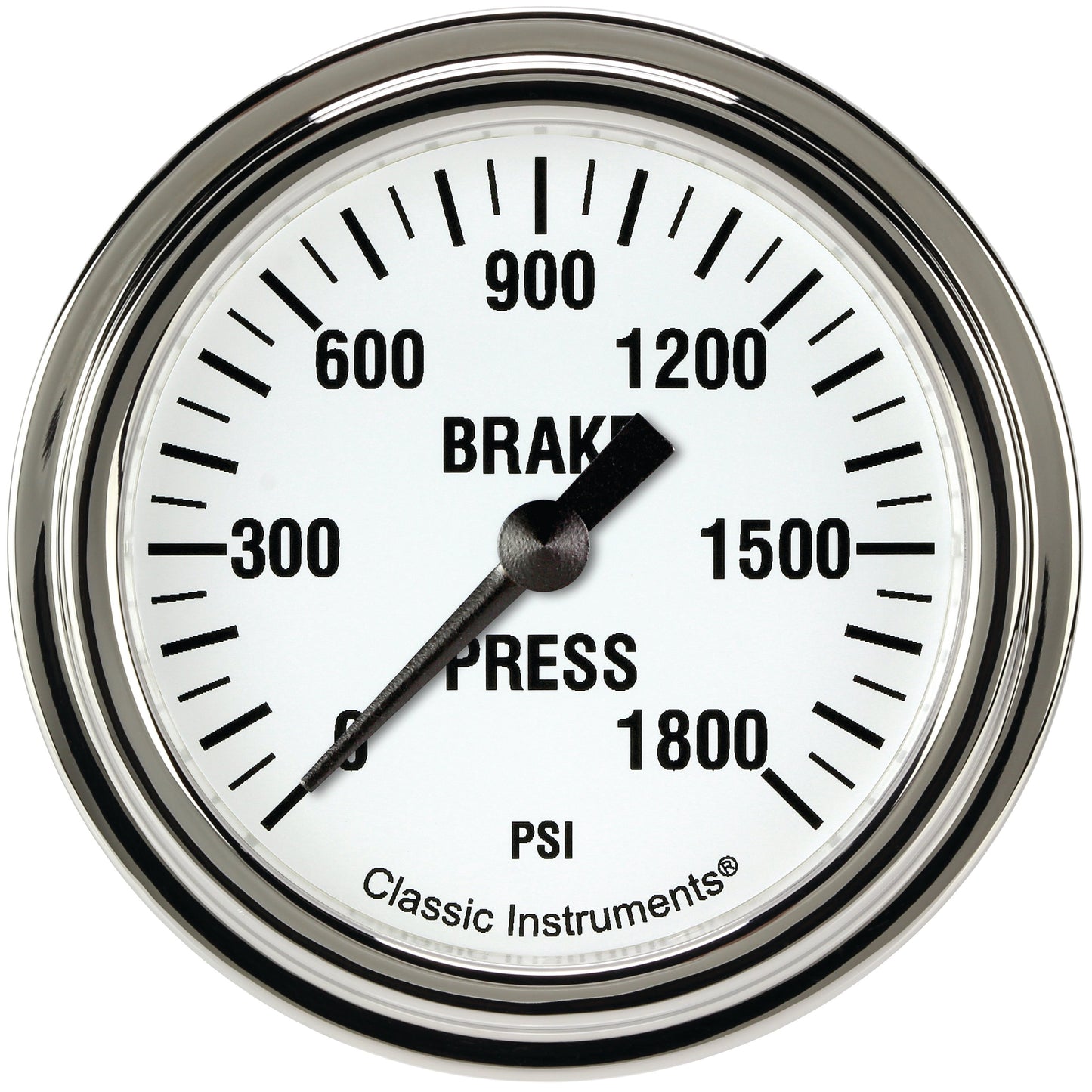 Classic Instruments WH367SLF White Hot 2 5/8" Brake Pressure Gauge
