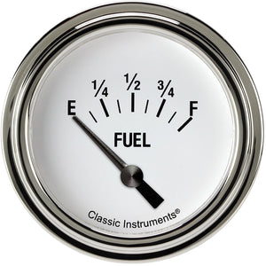 Classic Instruments WH214SLF White Hot 2 5/8" Fuel Gauge