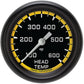 Classic Instruments AX397YBPF Autocross Yellow 2 5/8" Cylinder Head Temp. Gauge
