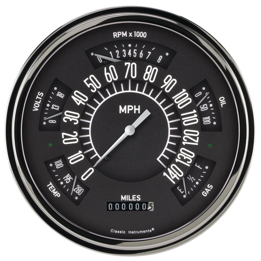Classic Instruments CH49B-LS Classic Instruments Classic Line Package Black
