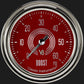Classic Instruments V8RS343SLC V8 Red Steelie 2 5/8" Boost Gauge, 60 psi