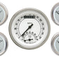 Classic Instruments CW35SLF Classic White 3-3/8" Ultimate & 2-1/8" Fuel, Oil,