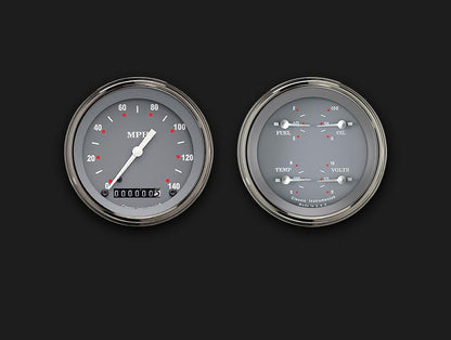 Classic Instruments SG02SLF SG - 2 Gauge Set 3-3/8" Speedo & 3-3/8" Quad