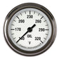 Classic Instruments WH128SLF White Hot - Oil Temp Gauge Full Sweep 2-1/8"