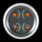Classic Instruments GS76SLF G-Stock - Quad Gauge 3-3/8" (240-33 OHM)