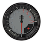 Classic Instruments AX10GBLF Autocross Grey - Tachometer 10K RPM 3-3/8"