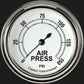 Classic Instruments CW318SLF Classic White 2 5/8" Air Pressure Gauge