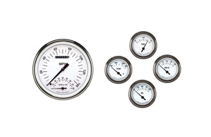 Classic Instruments FV61WH65 Classic Instruments 1961 - 1966 Ford Econonline Van Gauge Set White Hot