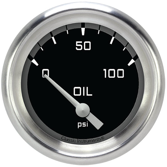 Classic Instruments AX281GAPF Autocross Grey w/ Aluminum Performance Bezel 2