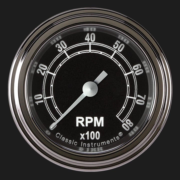 Classic Instruments TR183SLF Traditional 2-1/8" Tachometer