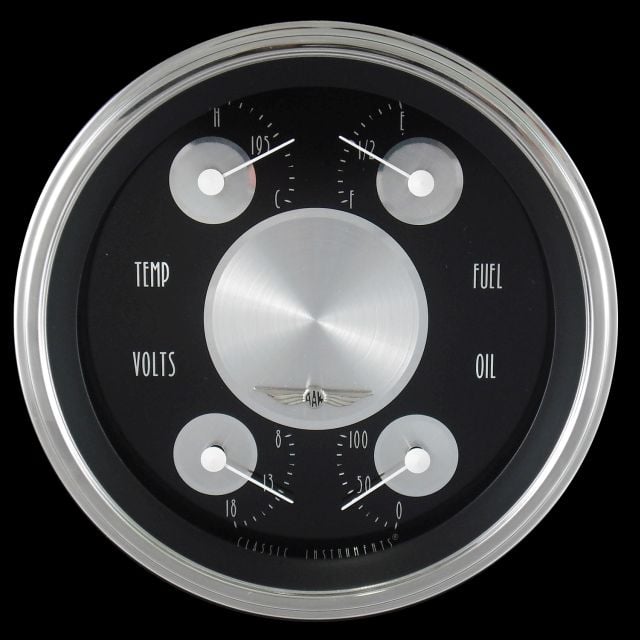 Classic Instruments AT75SLC American Tradition - Quad Gauge 4-5/8" (240-33 OHM)