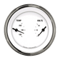 Classic Instruments WH74SLF White Hot - Dual Gauge 3-3/8" Temp & Volt